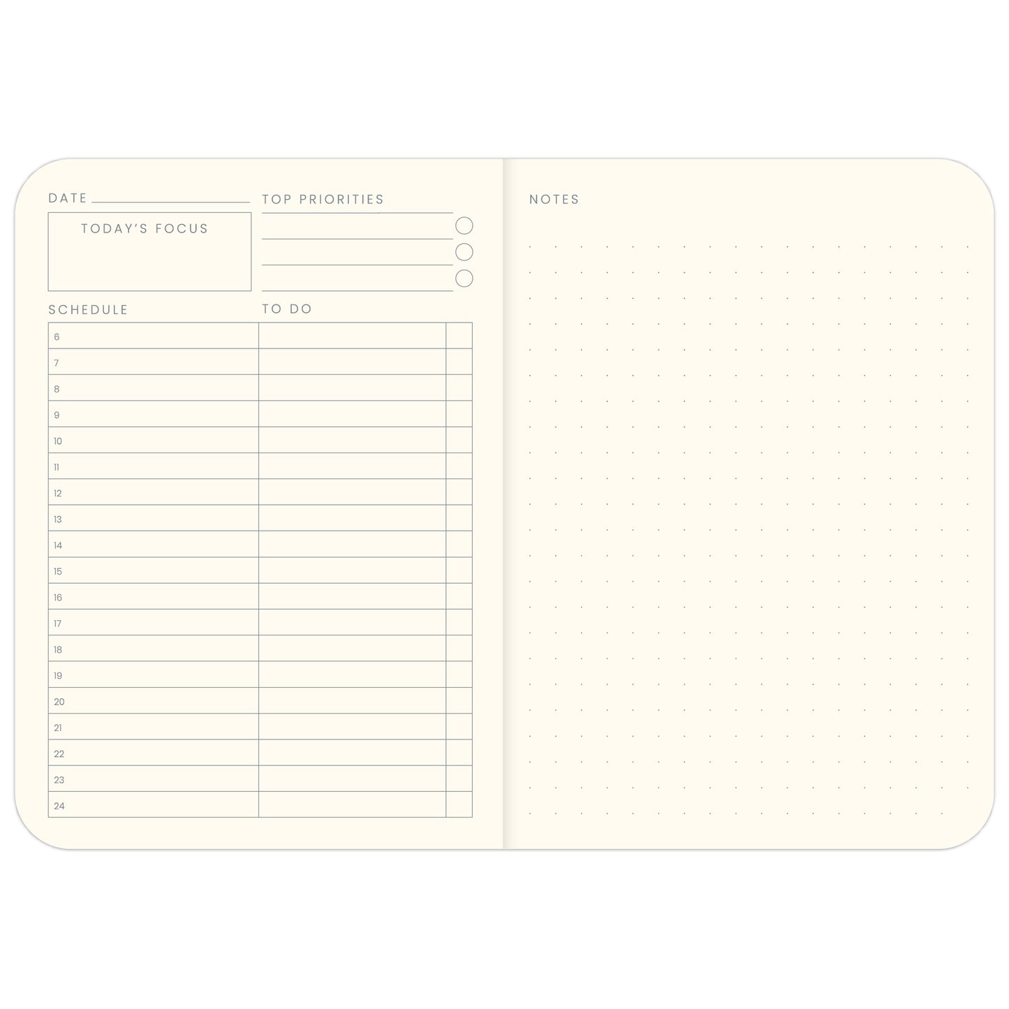 Colourology Daily Planner A6 - Growth