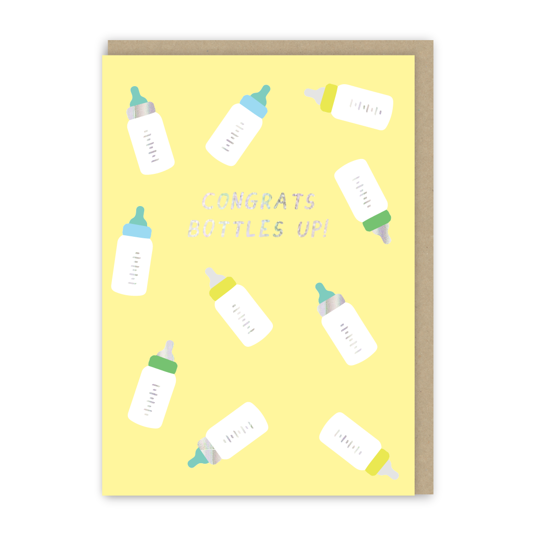 Bottle Up New Baby Card