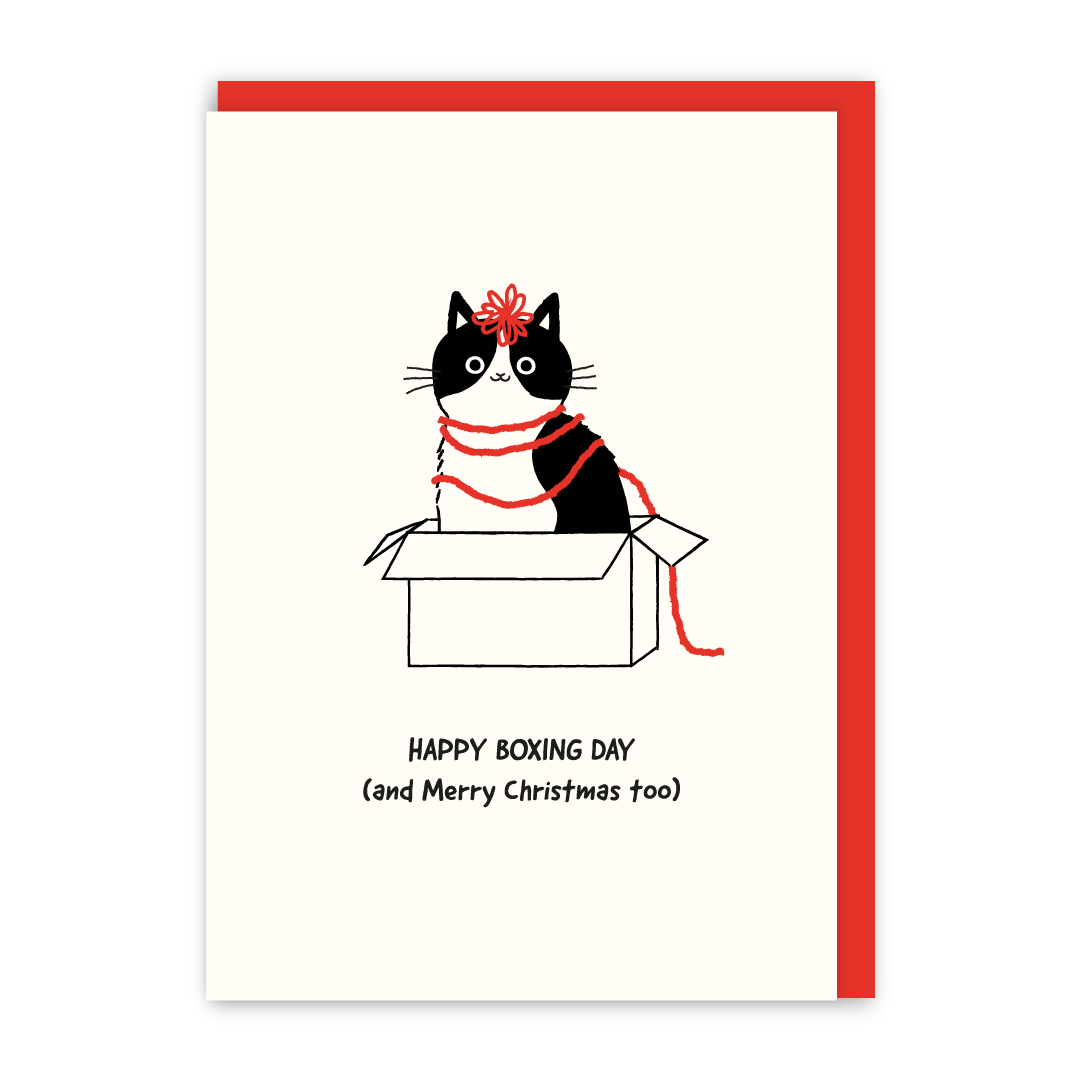 Boxing Day Christmas Card