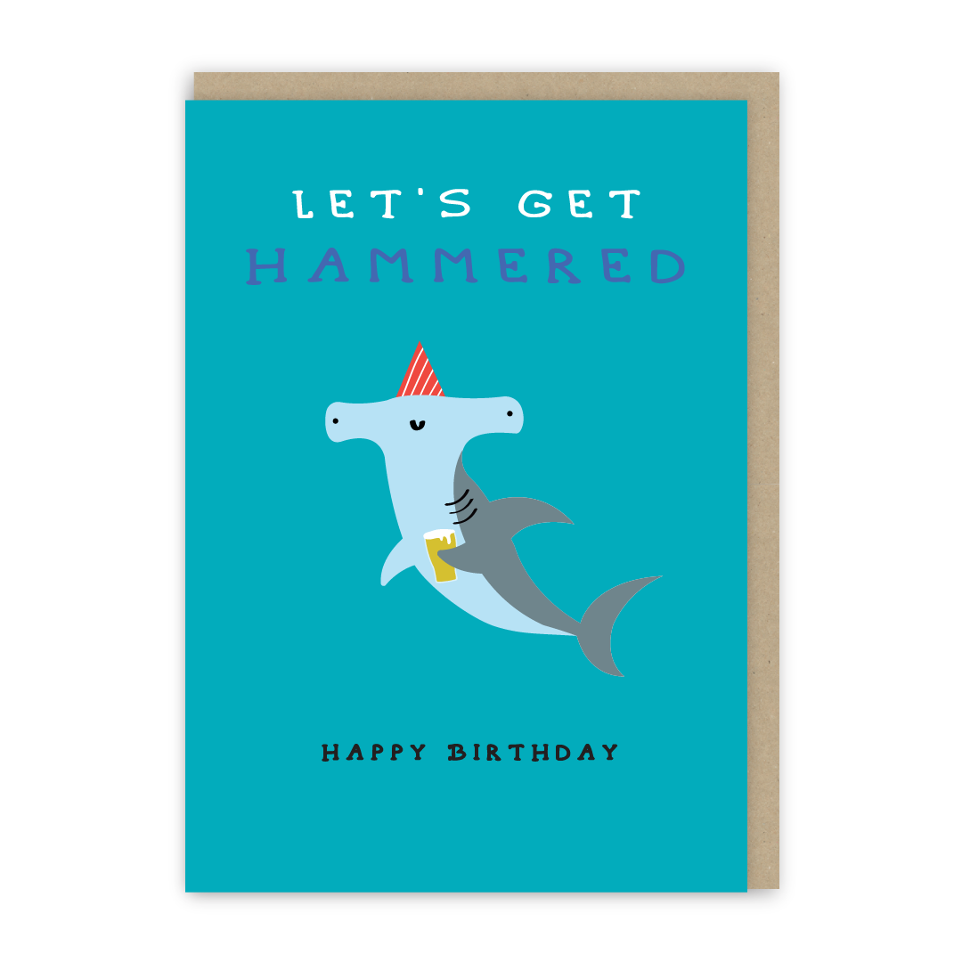 Get Hammered Birthday Card