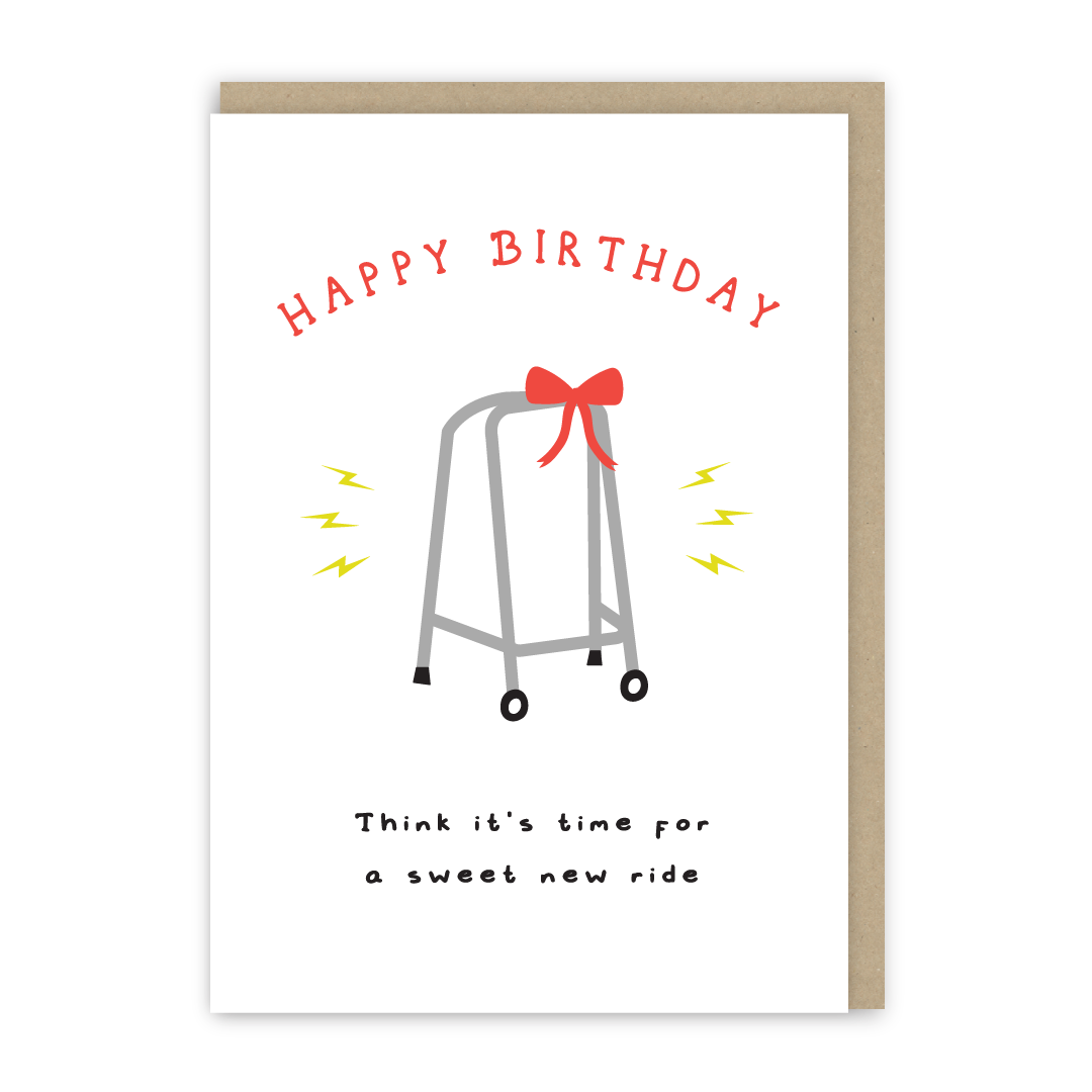 New Ride Birthday Card