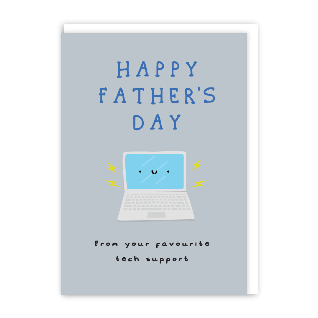 Tech Support Father's Day Card