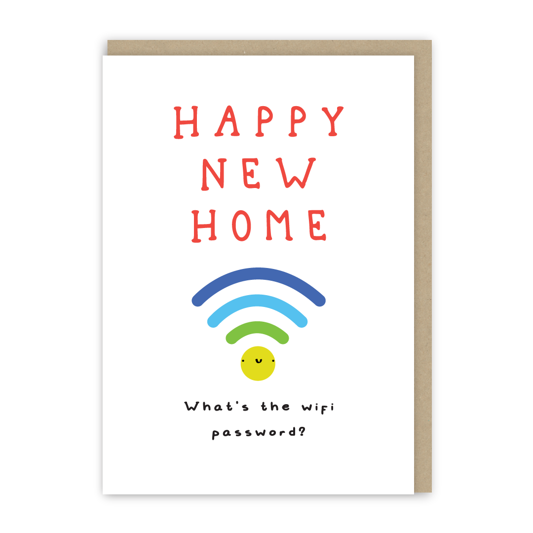 WiFi Password New Home Card
