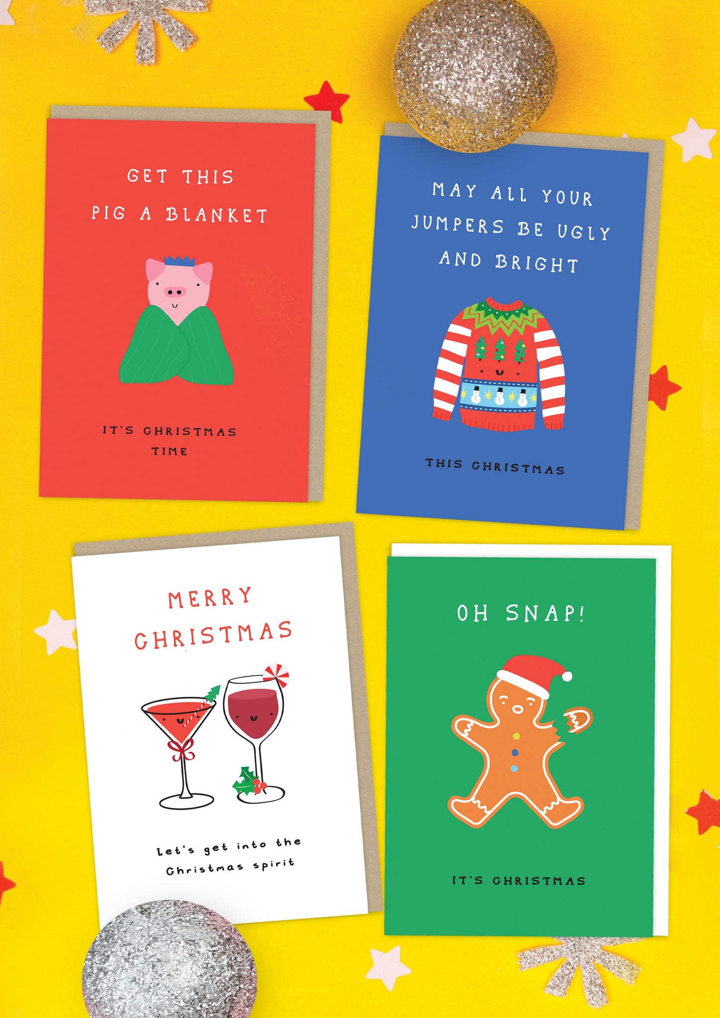 Let's get Stuffed Christmas Card