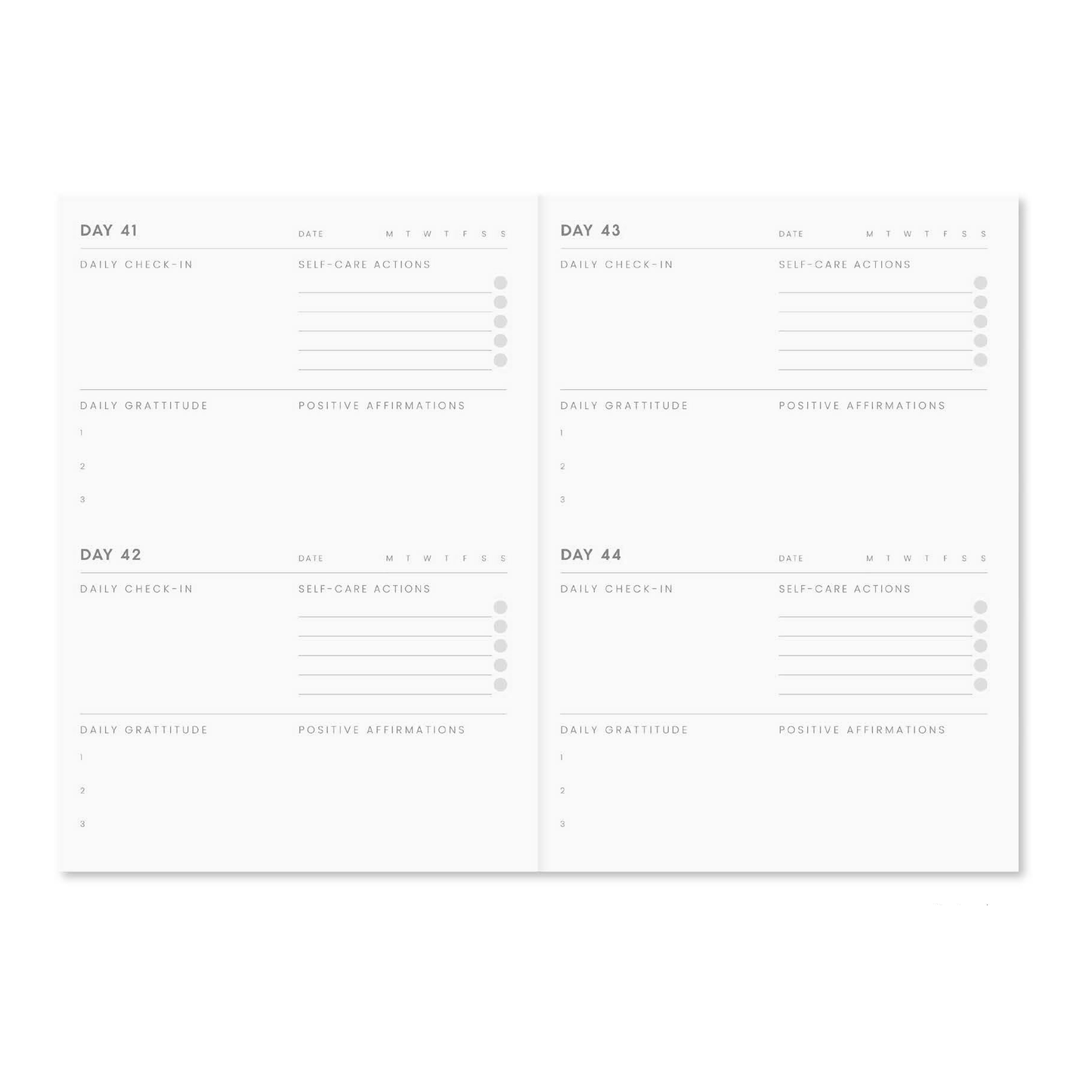 Reverie 365 Self Care Journal
