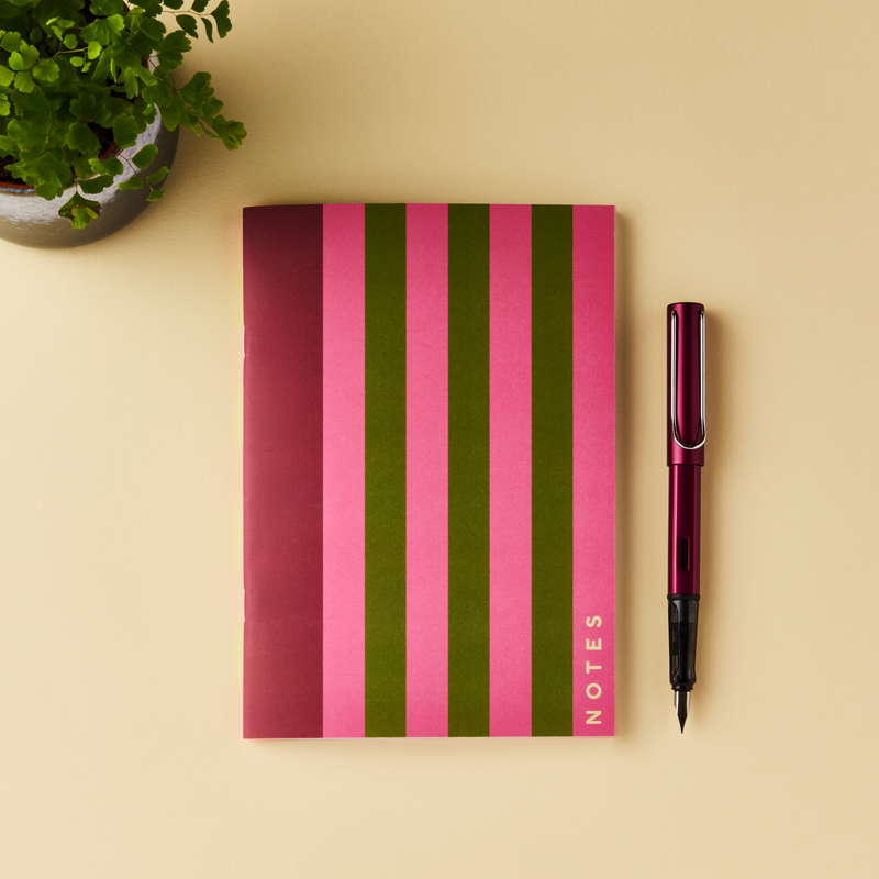 Sorrento Stripe Notebook-zoom-