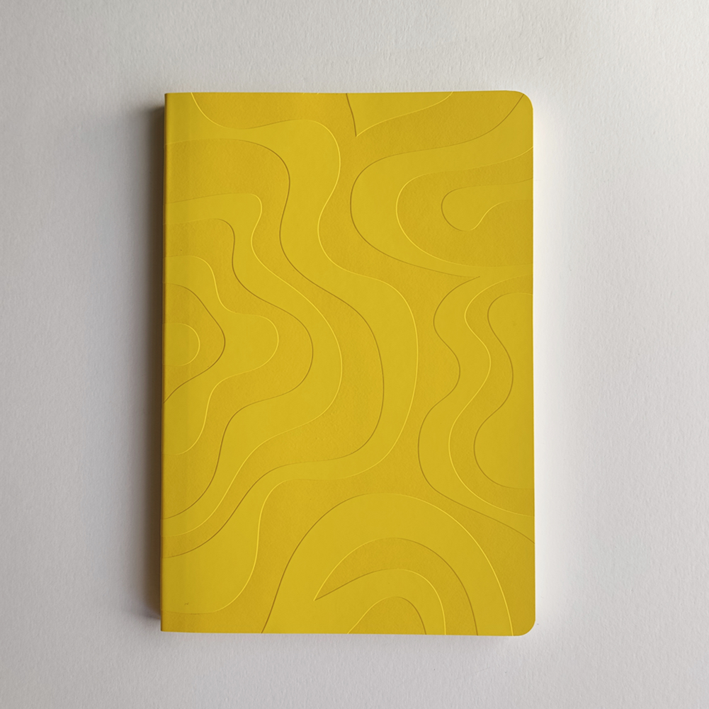 Expressions Electric Swirl Blank Notebook-zoom-1