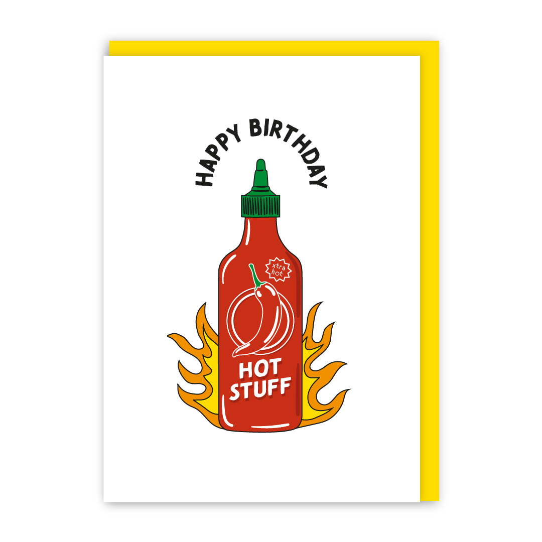 Hot Stuff Birthday Card