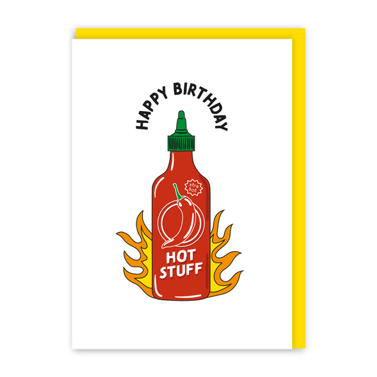 Hot Stuff Birthday Card
