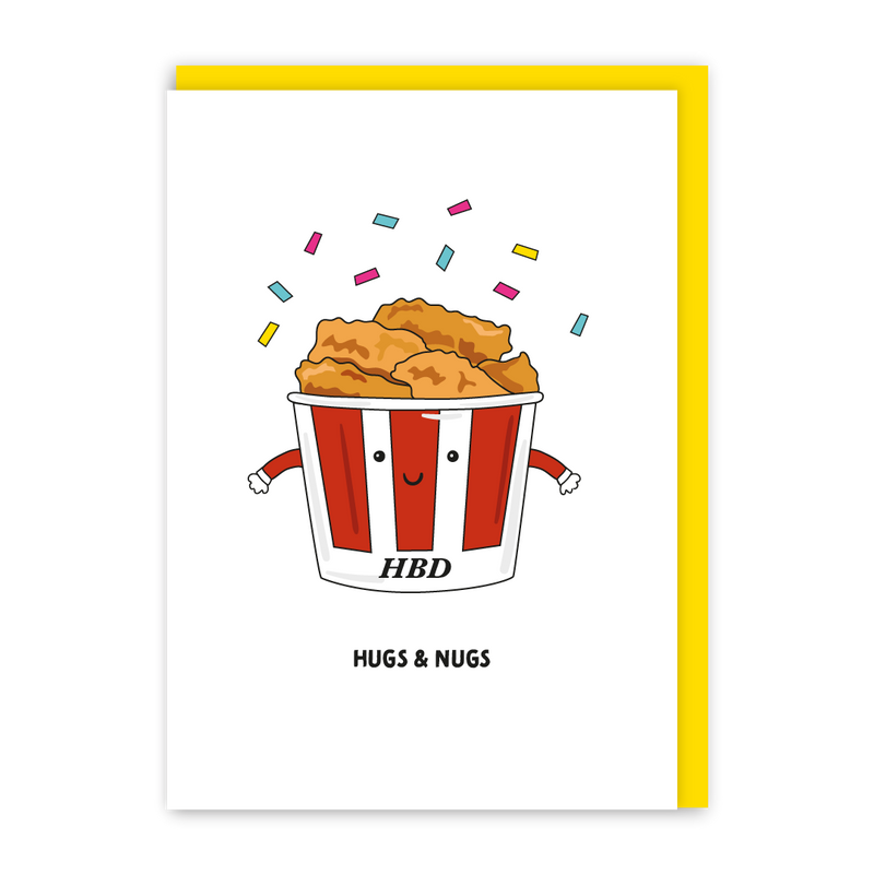 Hugs & Nugs Birthday Card-zoom-