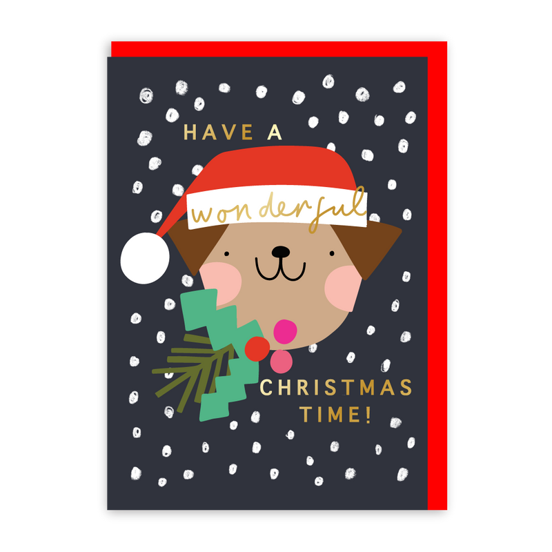 Christmas Time Dog Card-zoom-