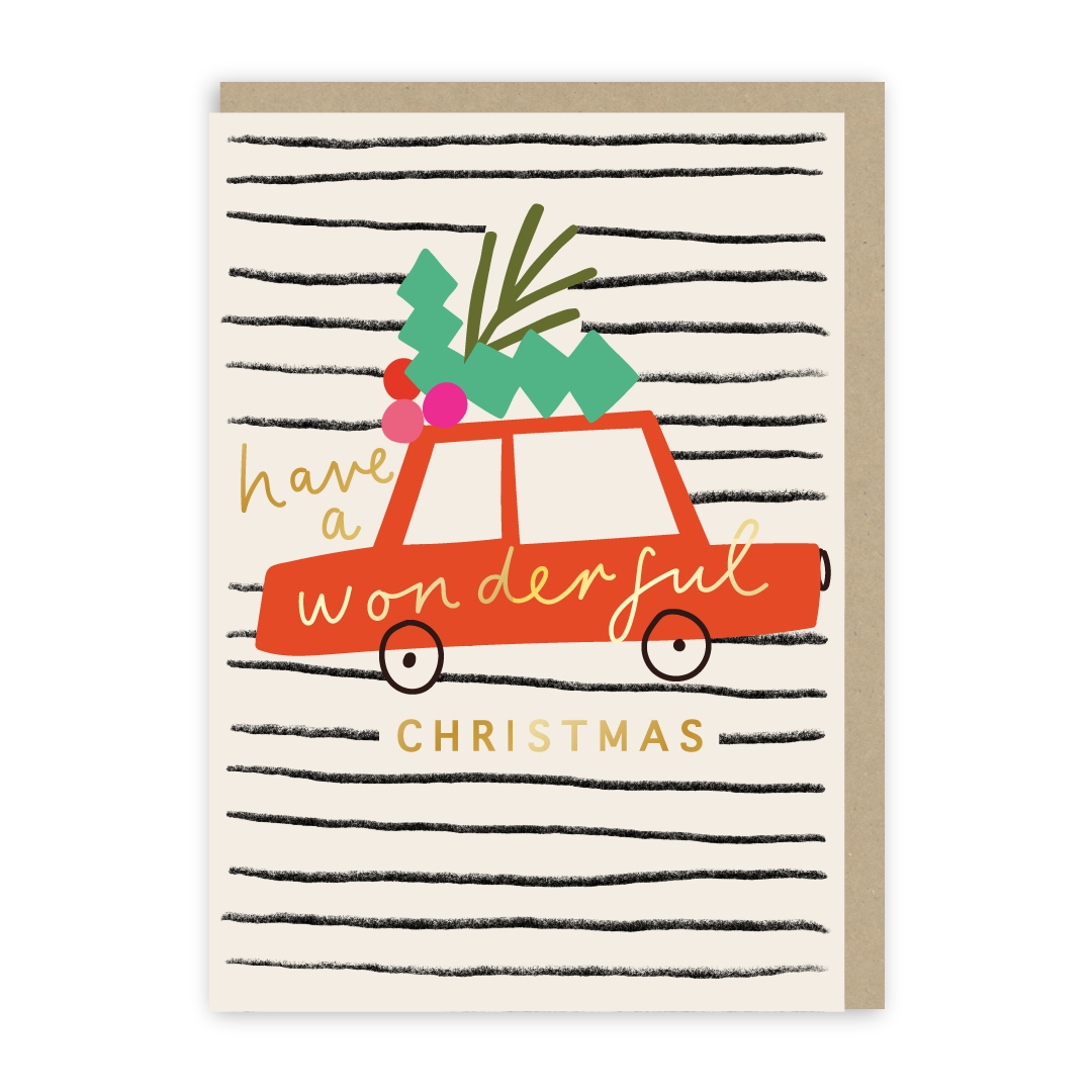 Wonderful Christmas Car Card-zoom-1