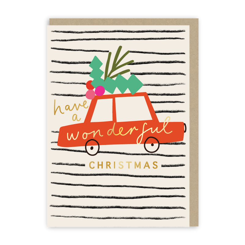 Wonderful Christmas Car Card-zoom-