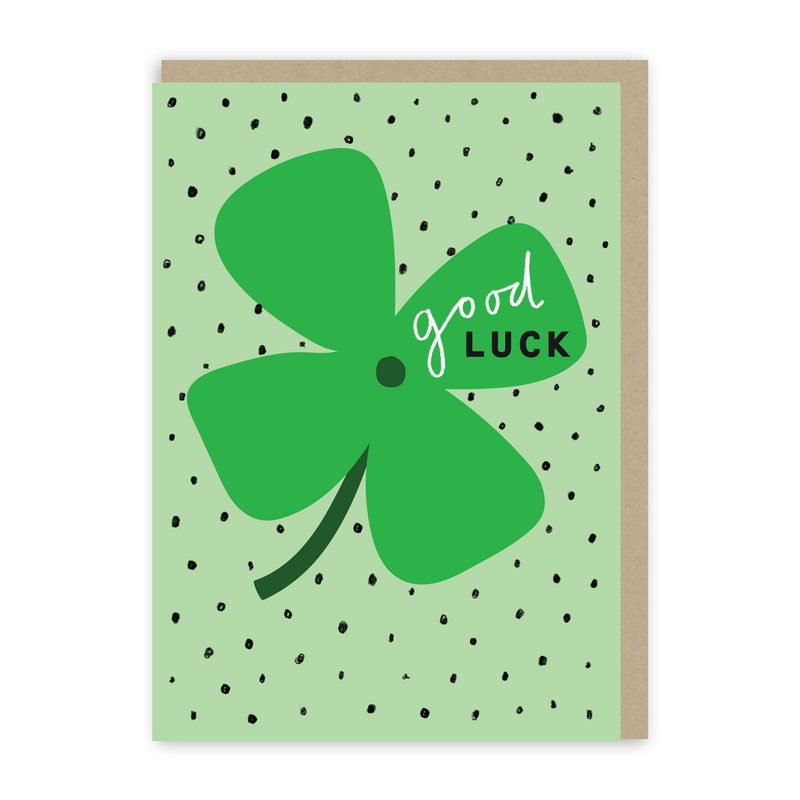 Good Luck Shamrock Card-zoom-