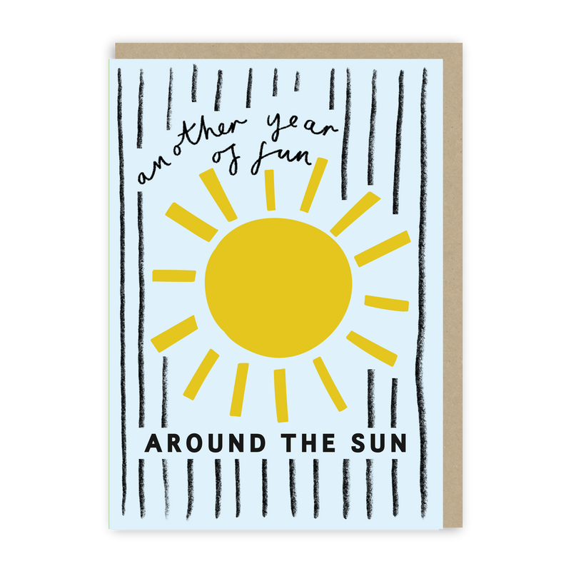 Another Year Around The Sun Birthday Card-zoom-