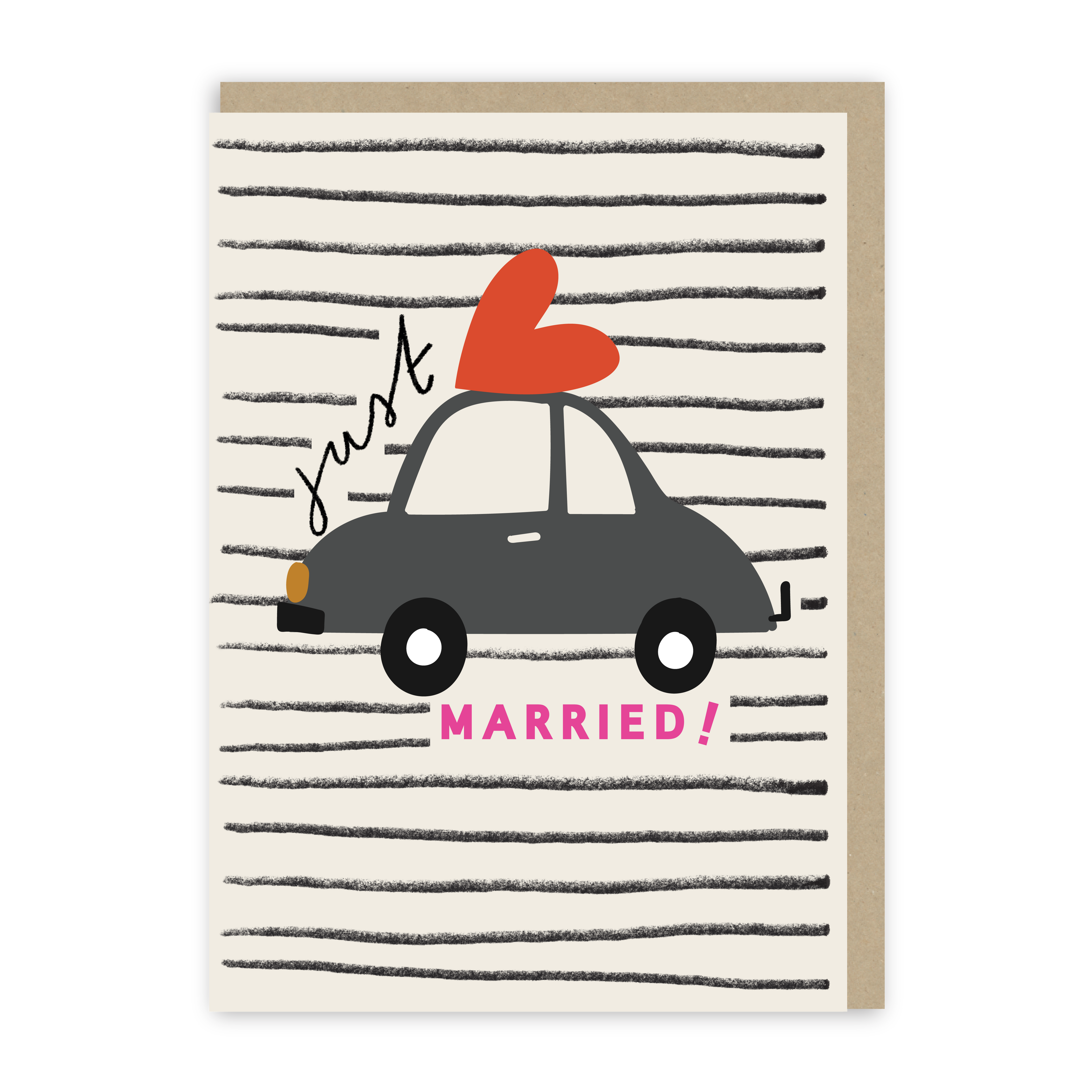 Just Married Wedding Card-zoom-1