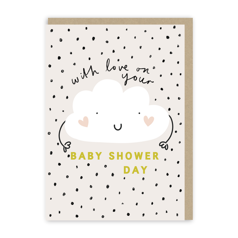 With Love On Your Baby Shower Card-zoom-