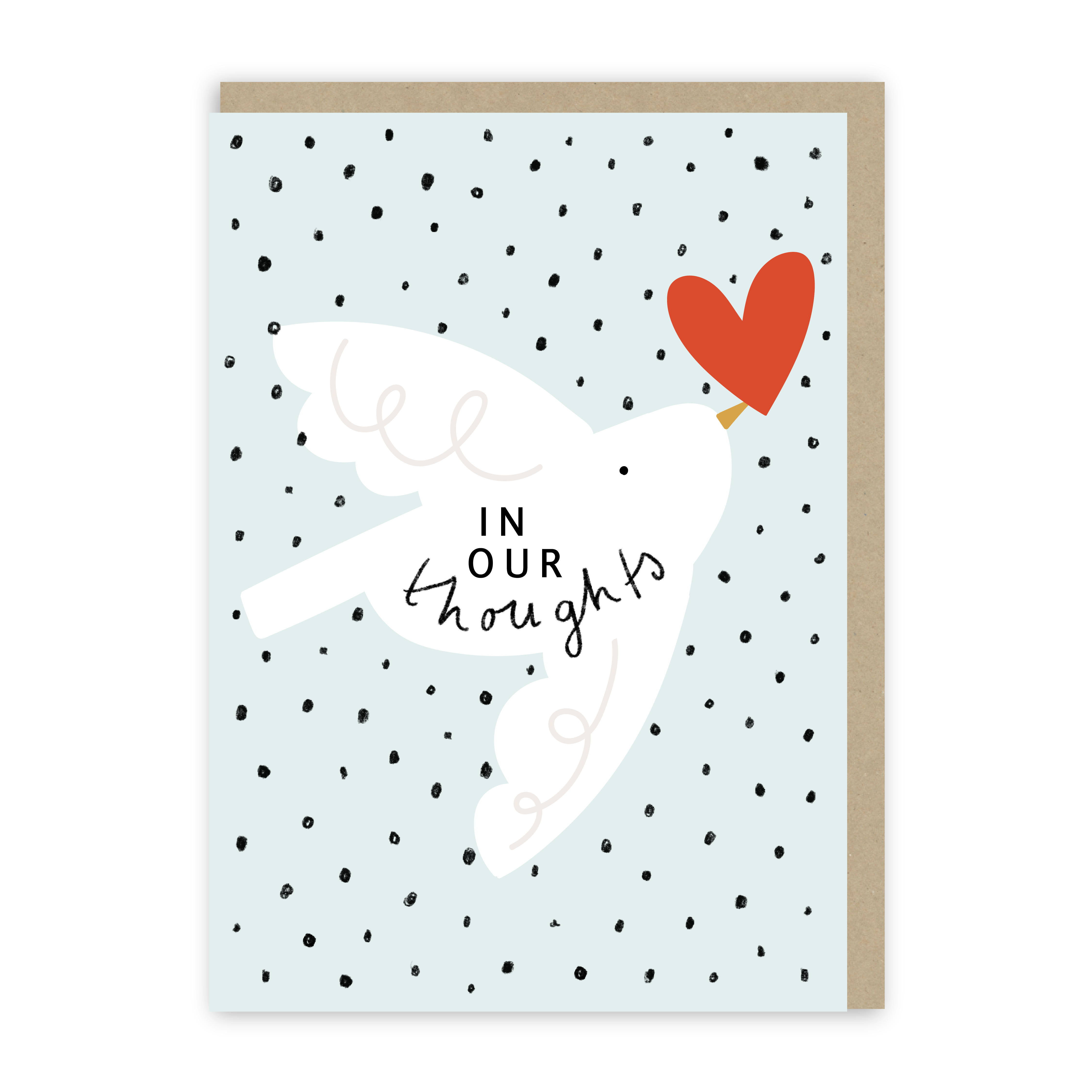 In Our Thoughts Dove Card