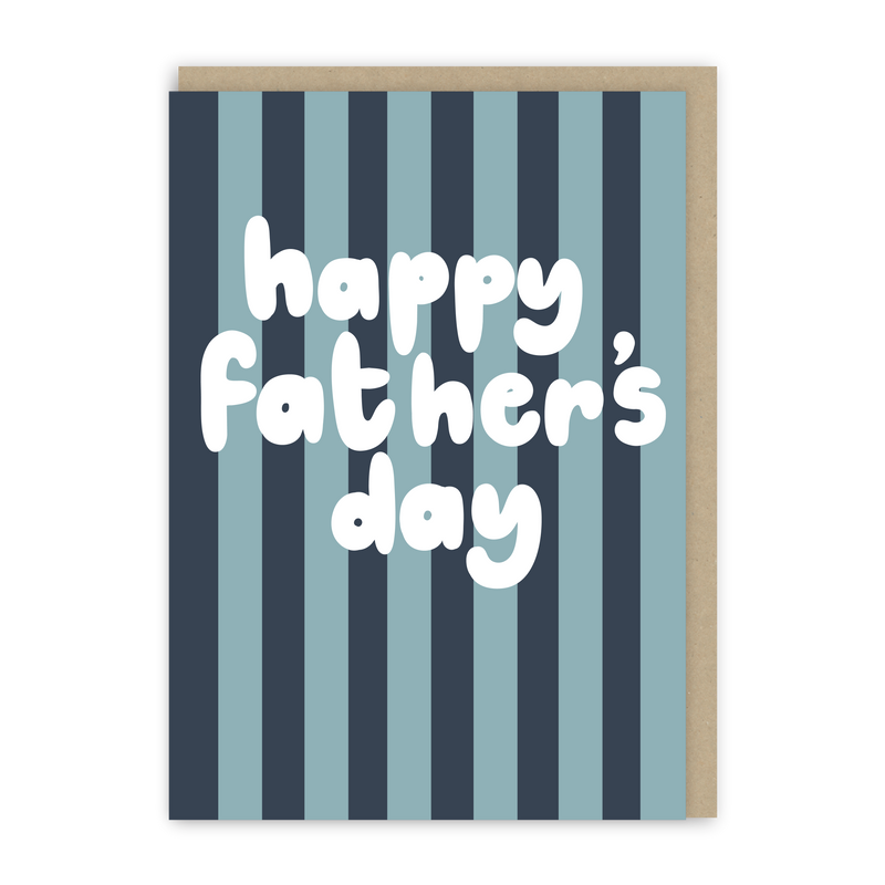 Happy Father's Day Stripe Card-zoom-