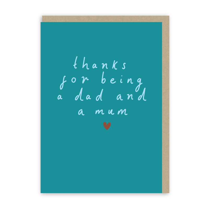 Thanks For Being Mum & Dad Card-zoom-