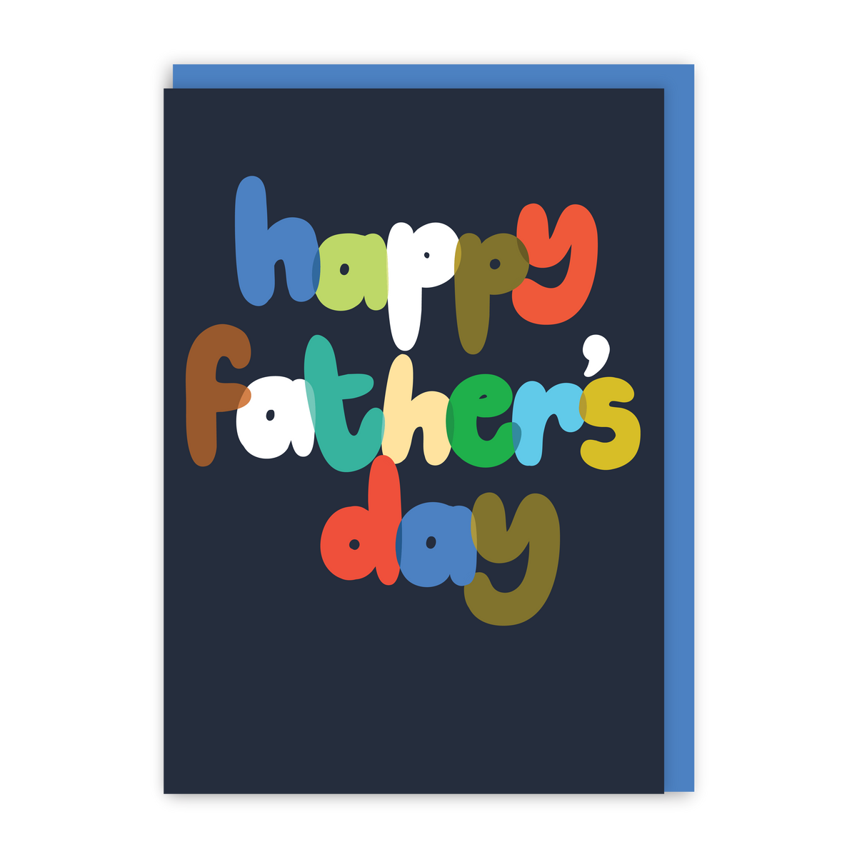 Bubble Happy Father's Day Card-1