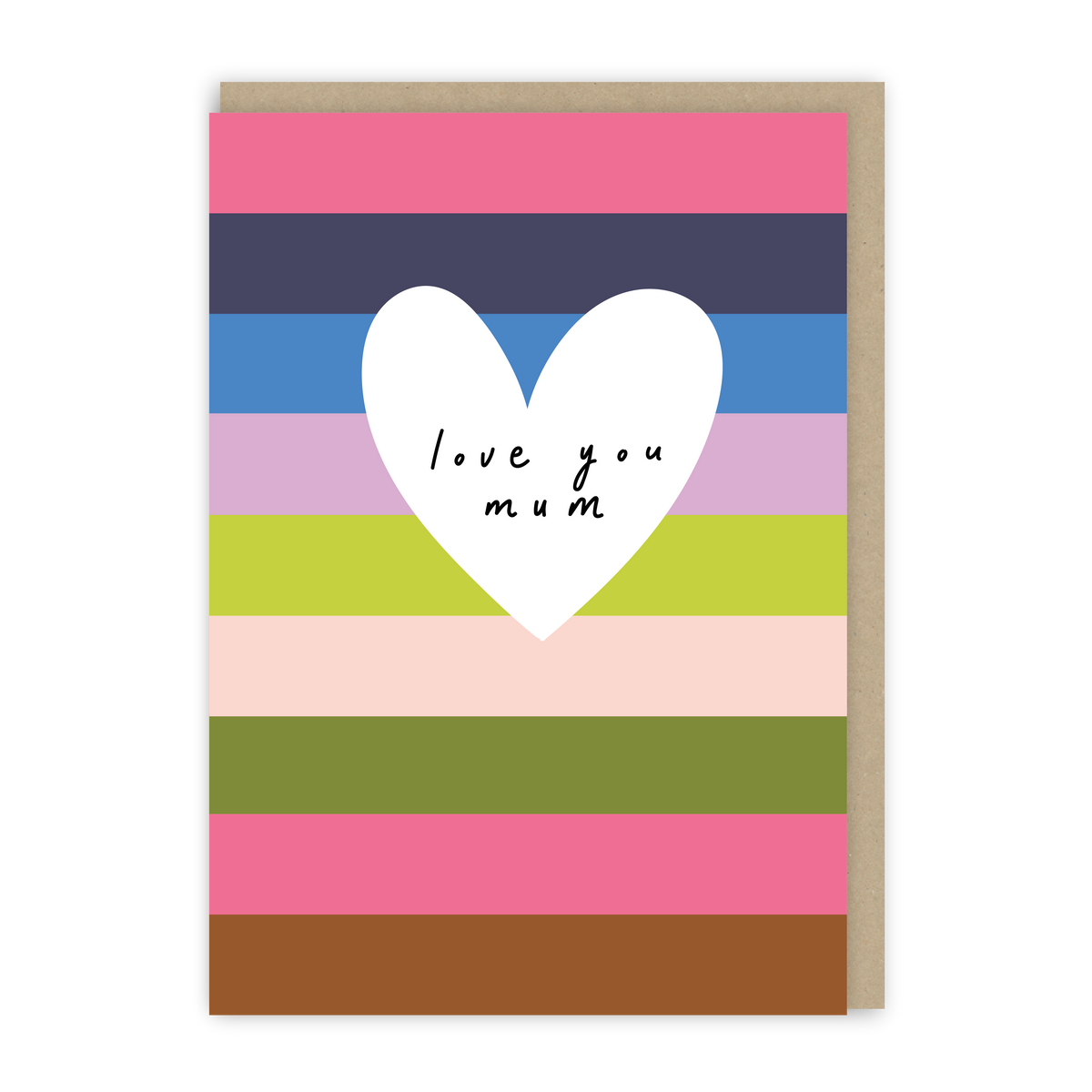 Love you Mum Stripe Card-1