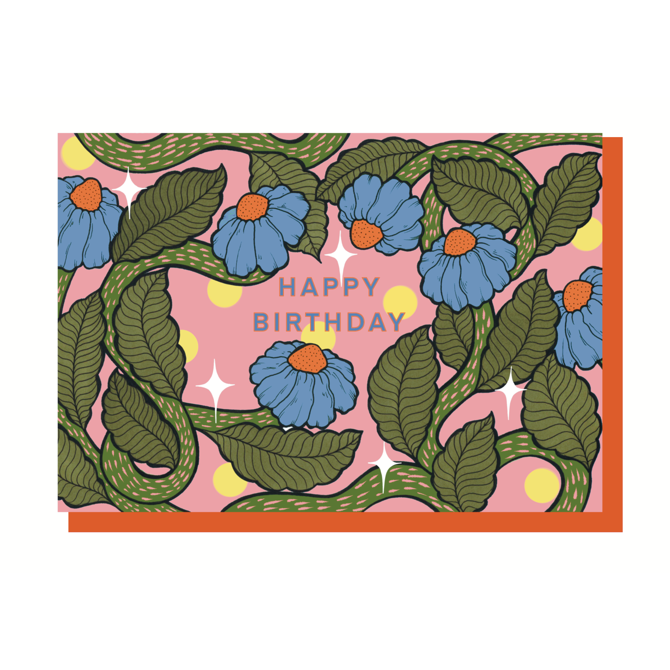 Happy Birthday Blooms Card