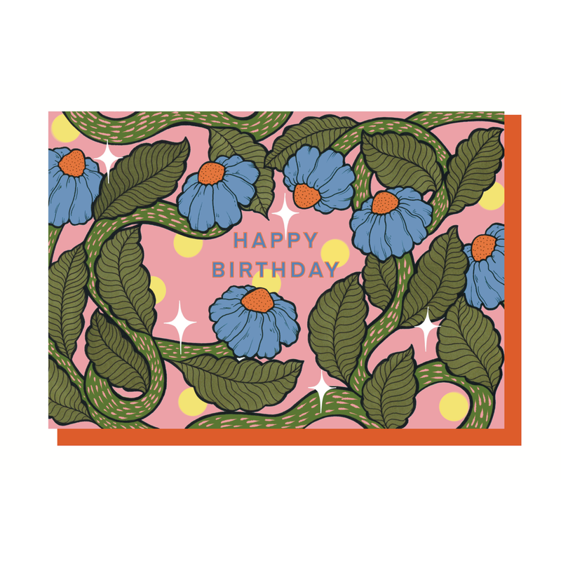 Happy Birthday Blooms Card-zoom-