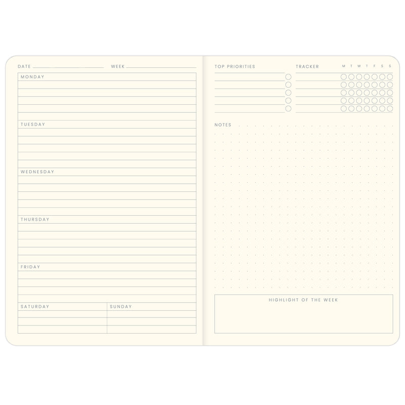 Colourology Weekly Planner A5 - Growth-zoom-