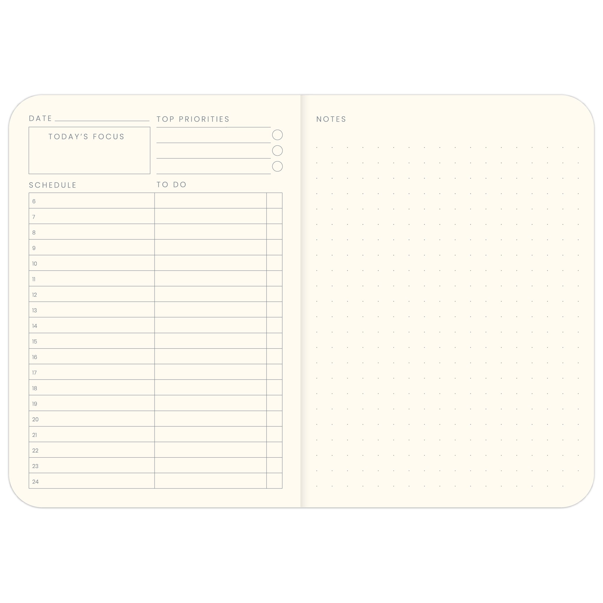 Colourology Daily Planner A6 - Strength