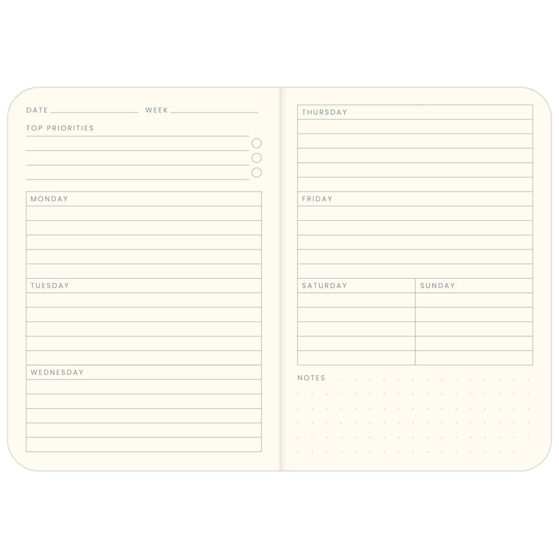 Colourology Weekly Planner A6 - Optimism-zoom-