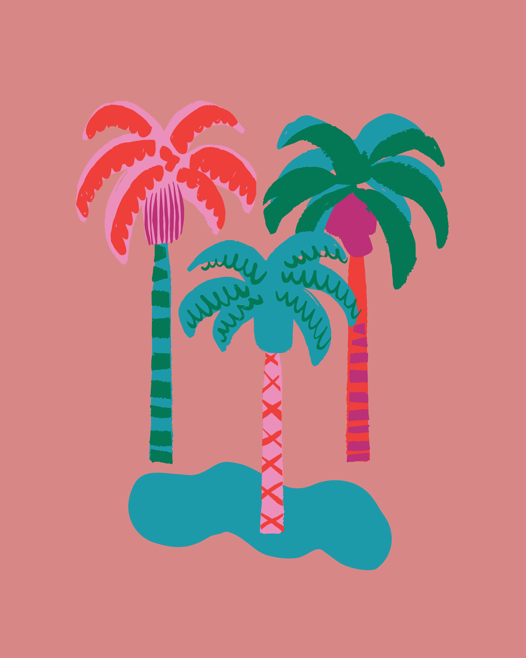 Sunset Palms