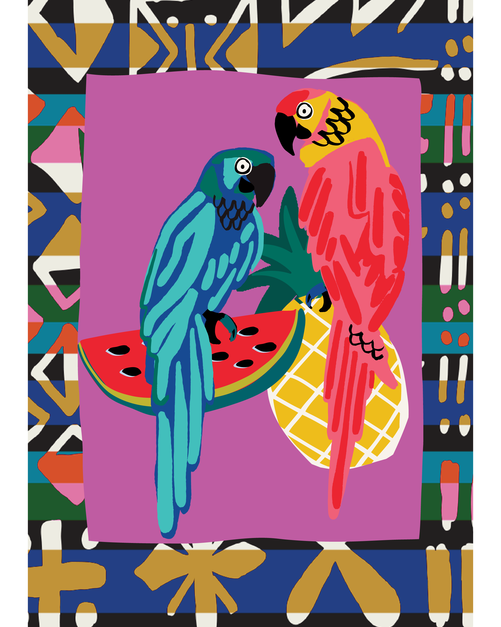 Parrot Placement Purple