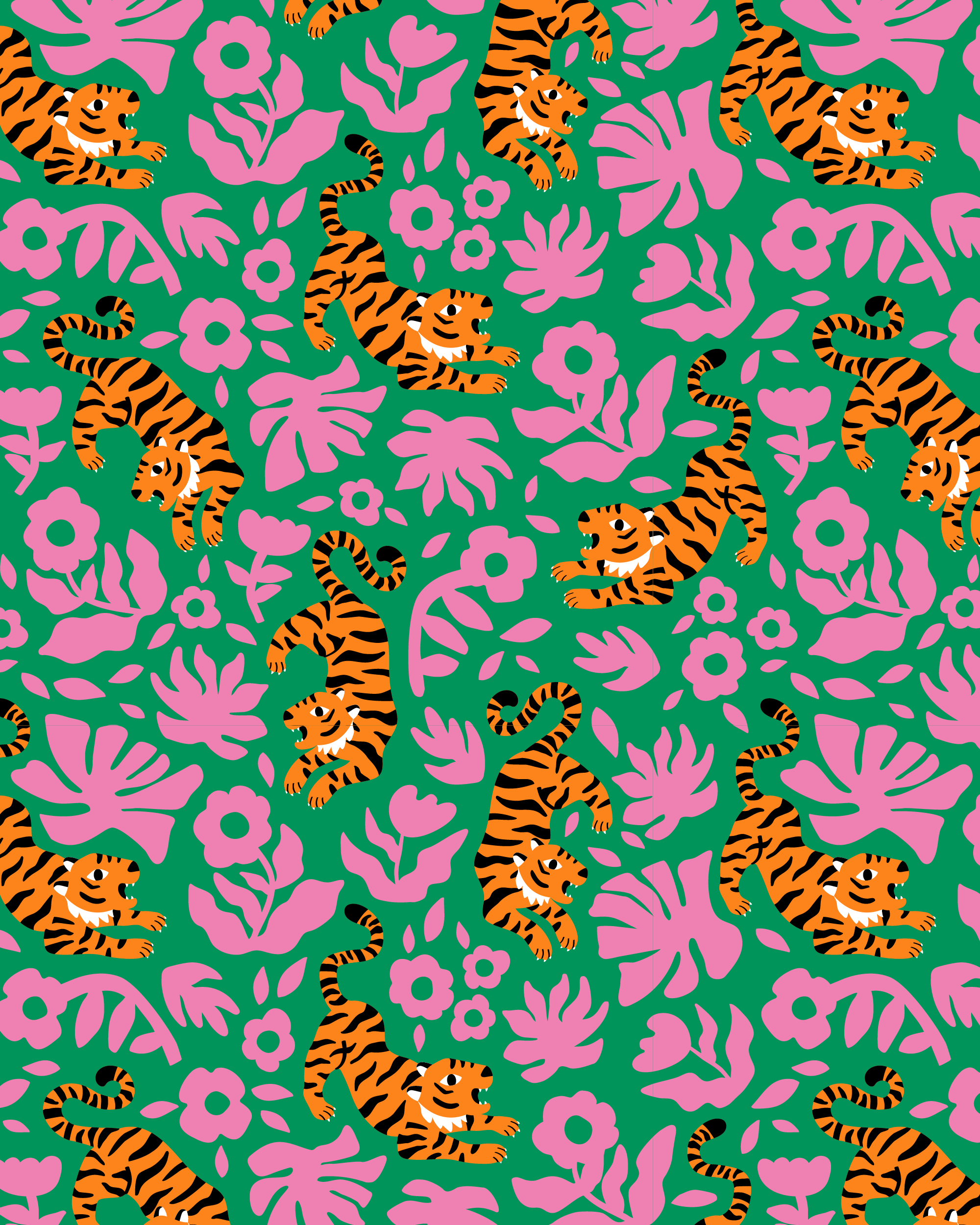 Floral Tigers-zoom-1