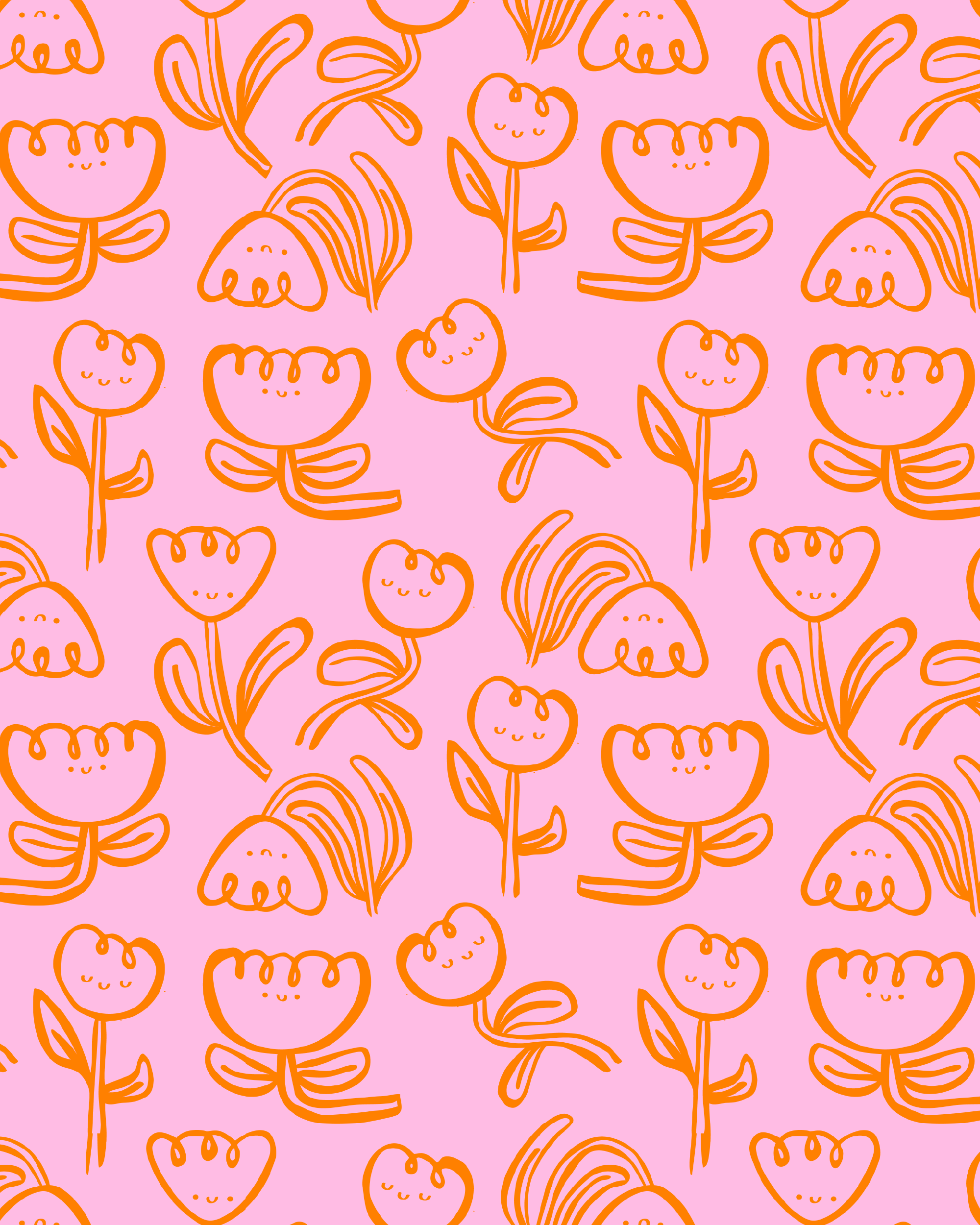Inky Flowers