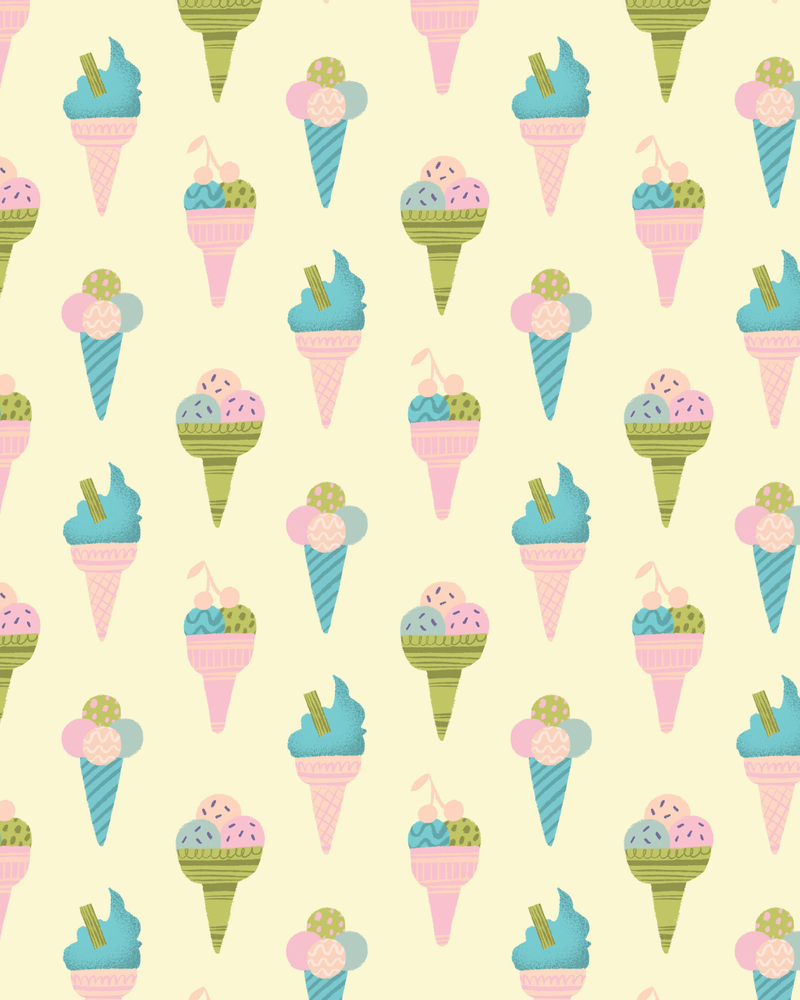 Yellow Ice creams-zoom-