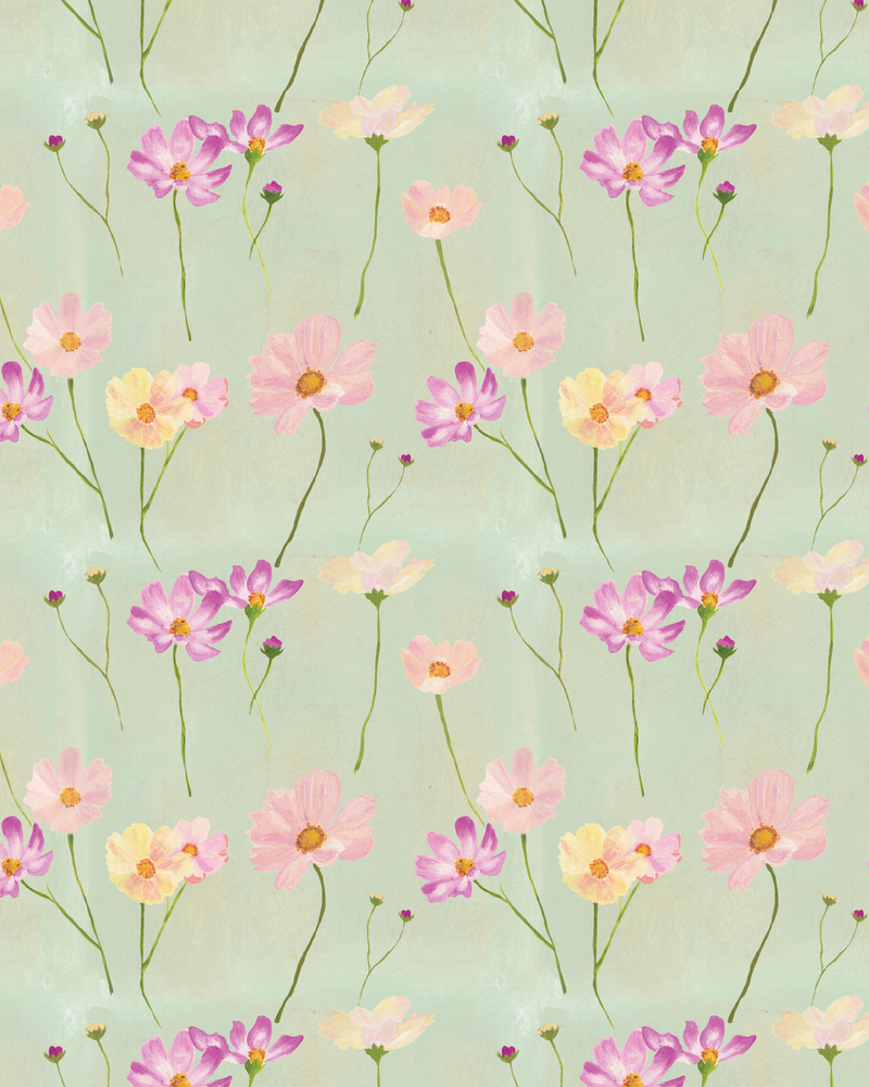 Cosmos Flower- Mint-zoom-