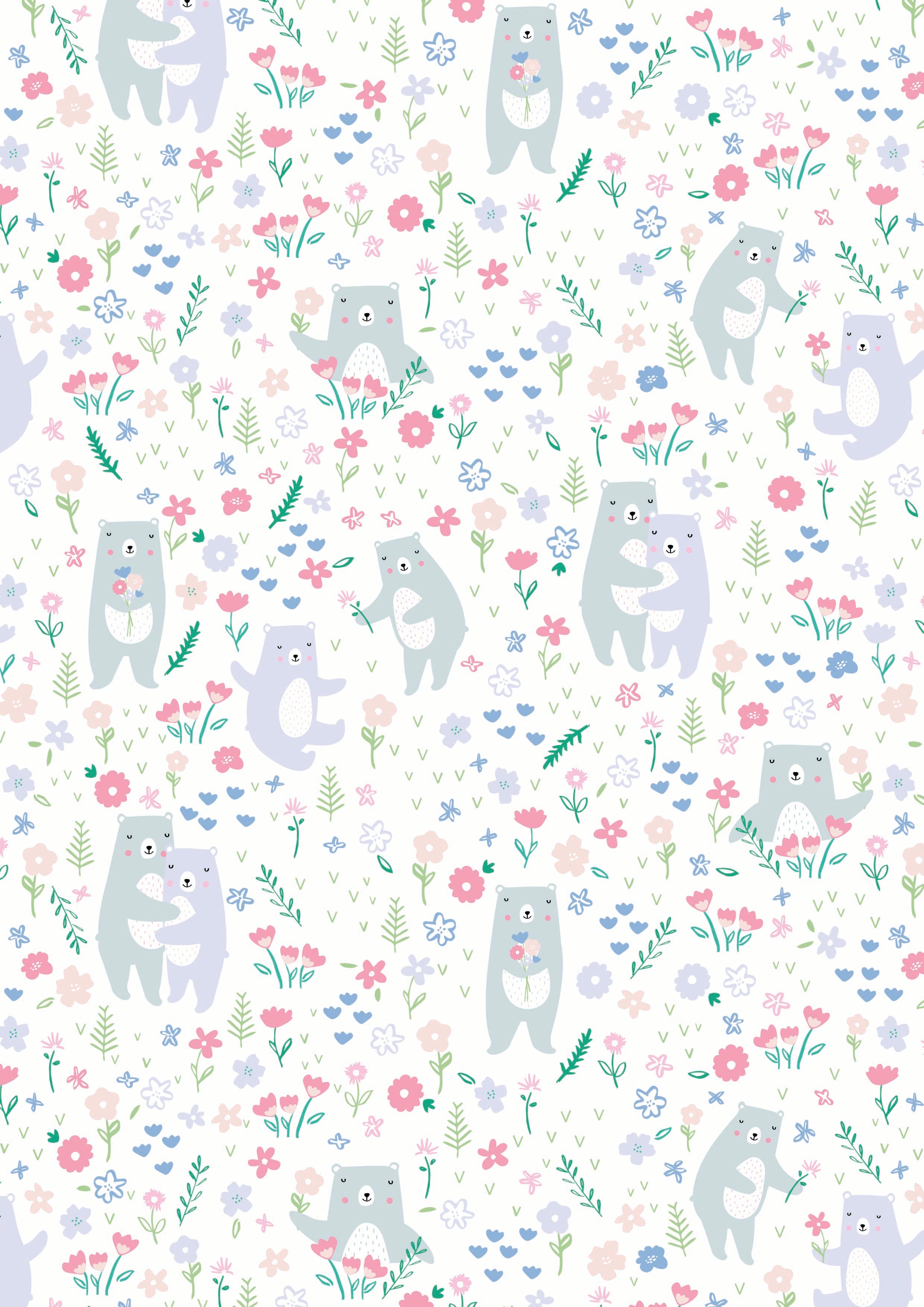 Cute Bears Floral