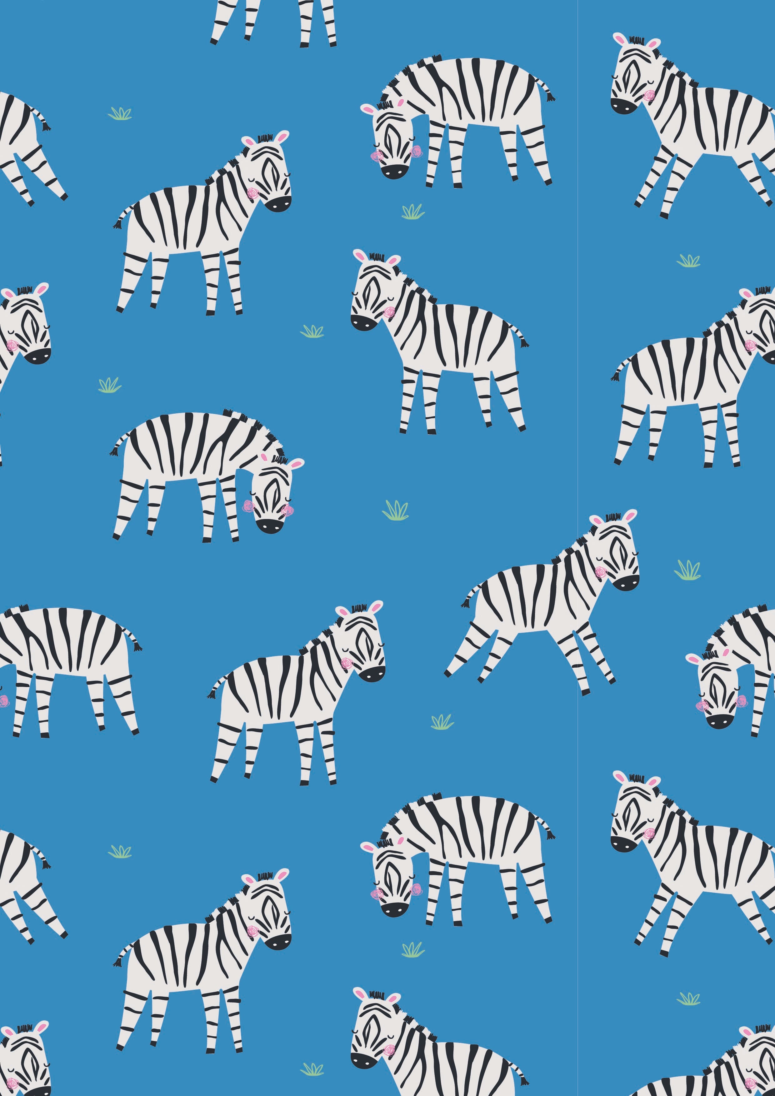 Zebras Blue