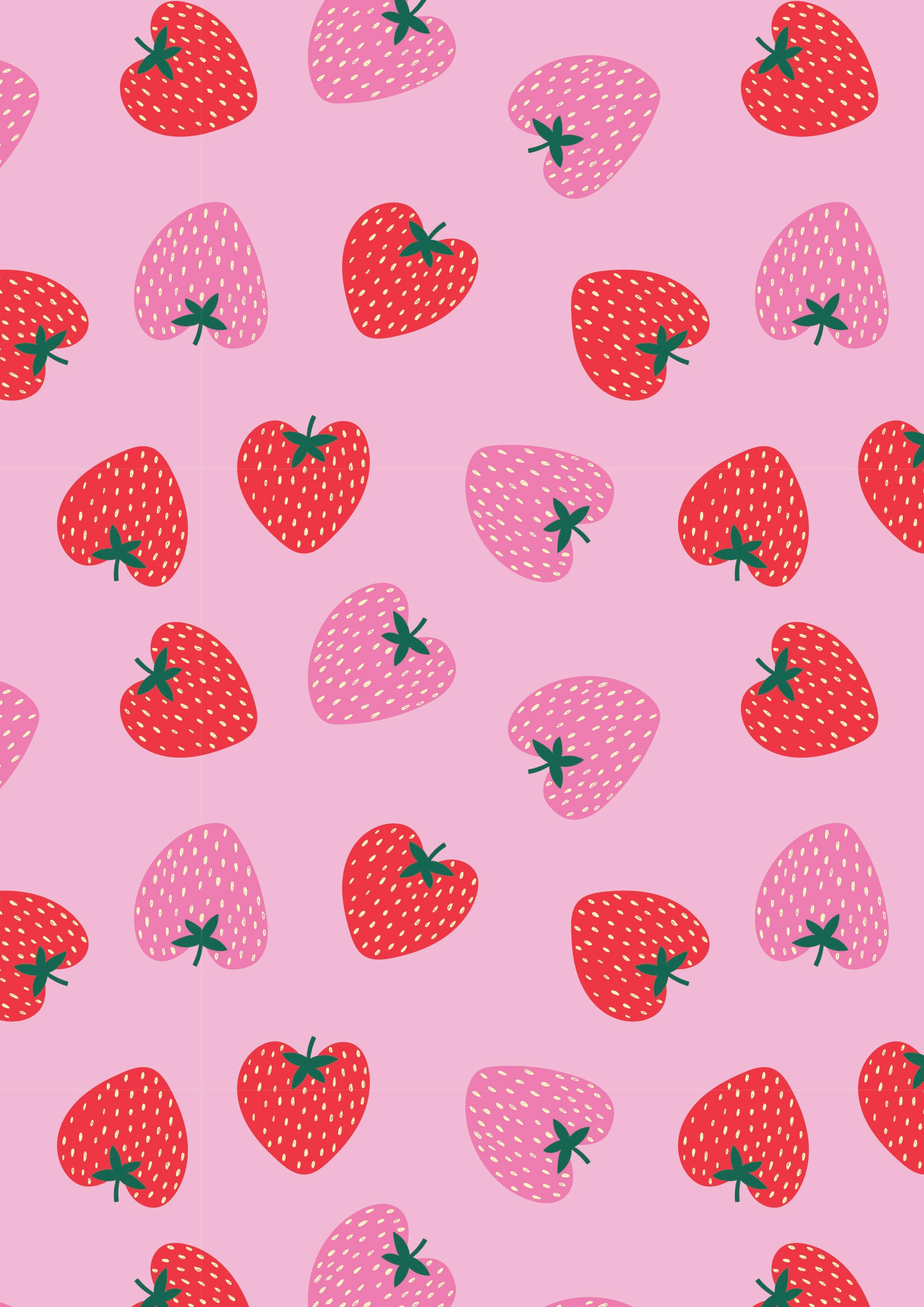 Pink Strawberries