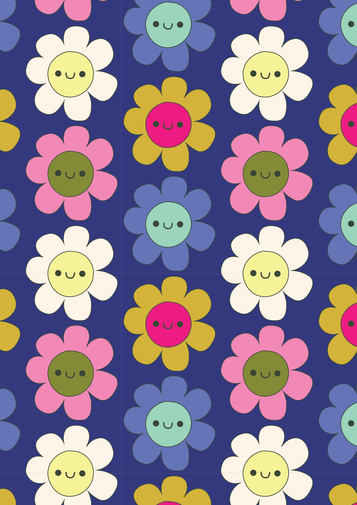 Happy Retro Daisies