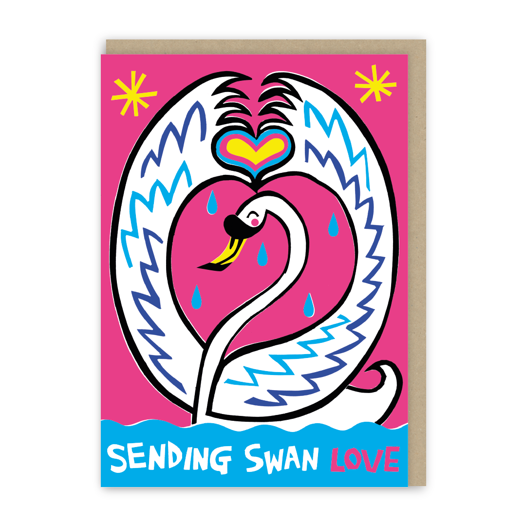 Swan Love Card