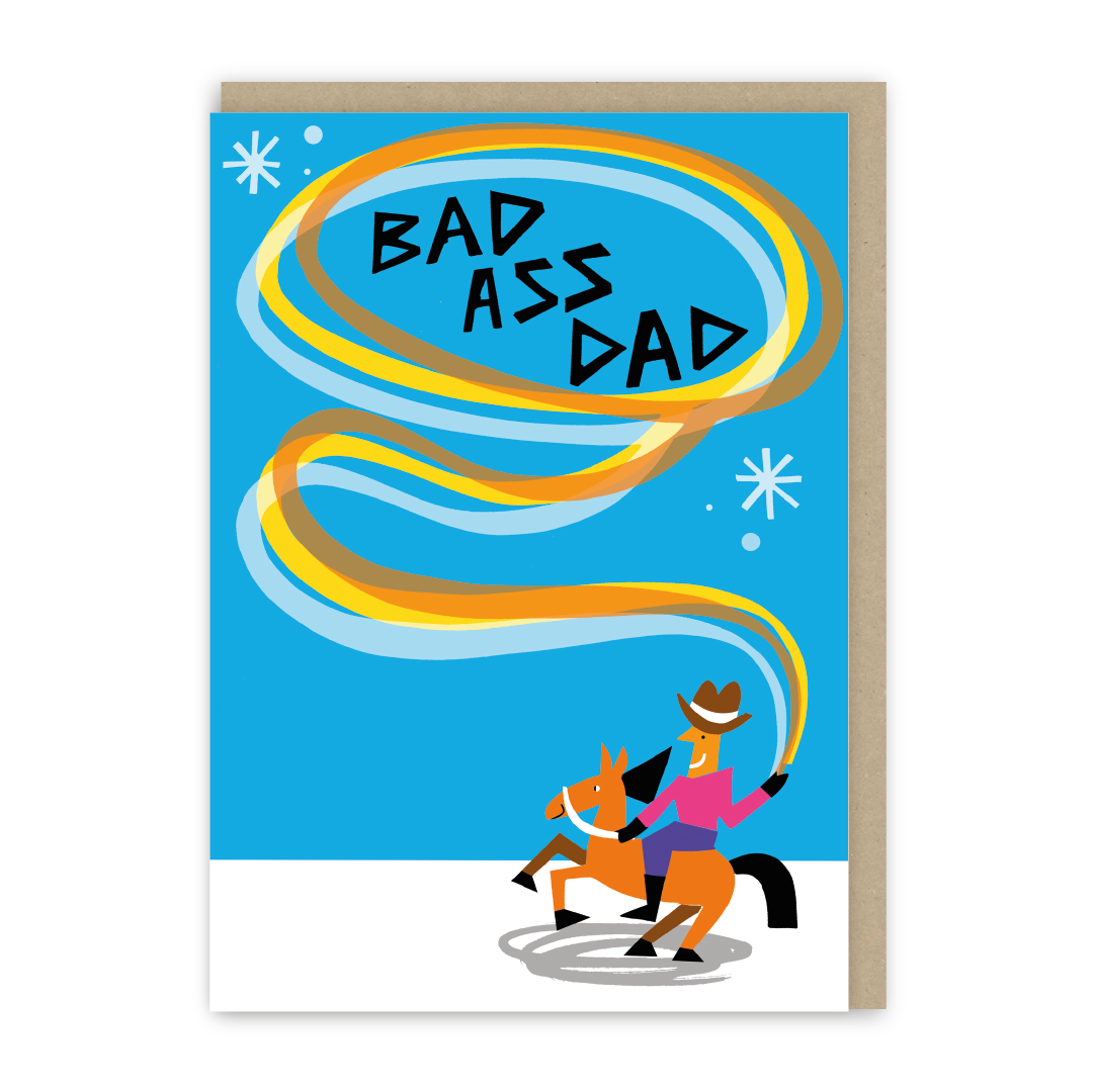Badass Dad Card