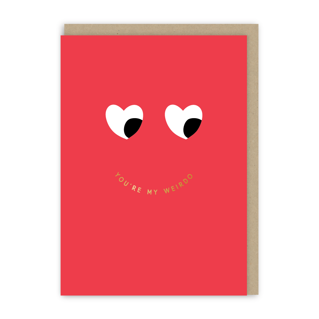 Smiley Pop You're My Weirdo Card