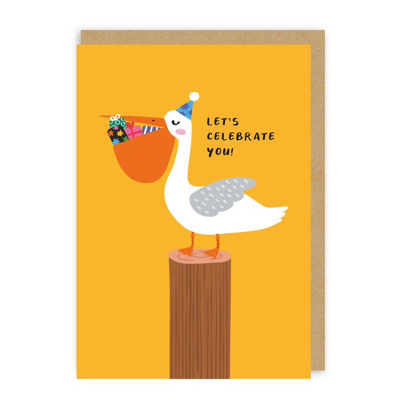 Celebrate You Pelican Birthday Card-zoom-