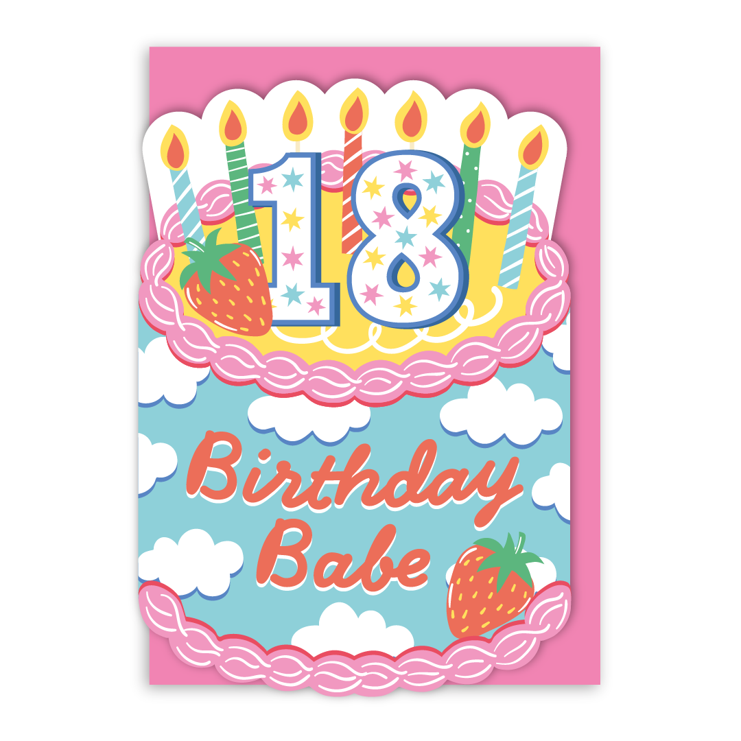 18 Birthday Babe Card