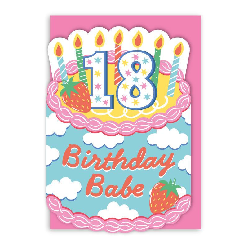 18 Birthday Babe Card-zoom-