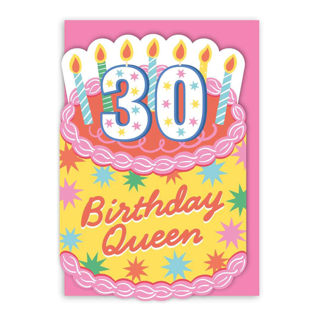 30 Birthday Queen Card-zoom-1