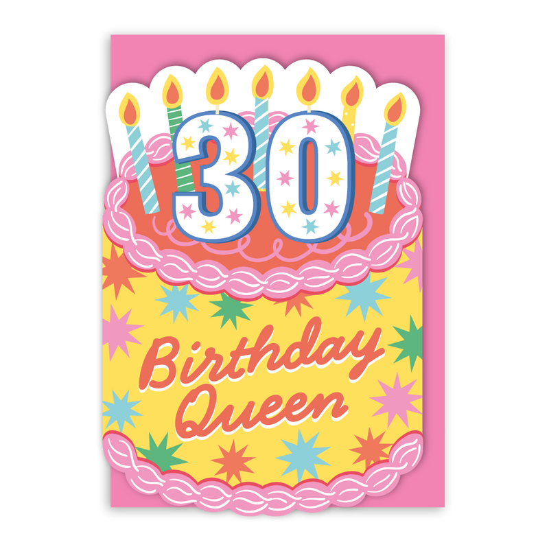30 Birthday Queen Card-zoom-