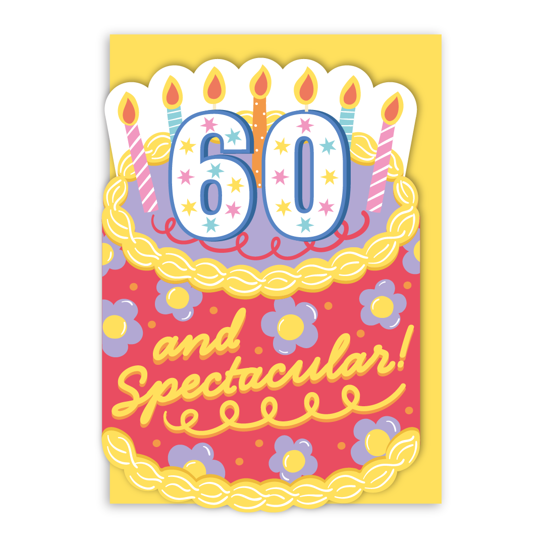 60 And Spectucular Birthday Card-1